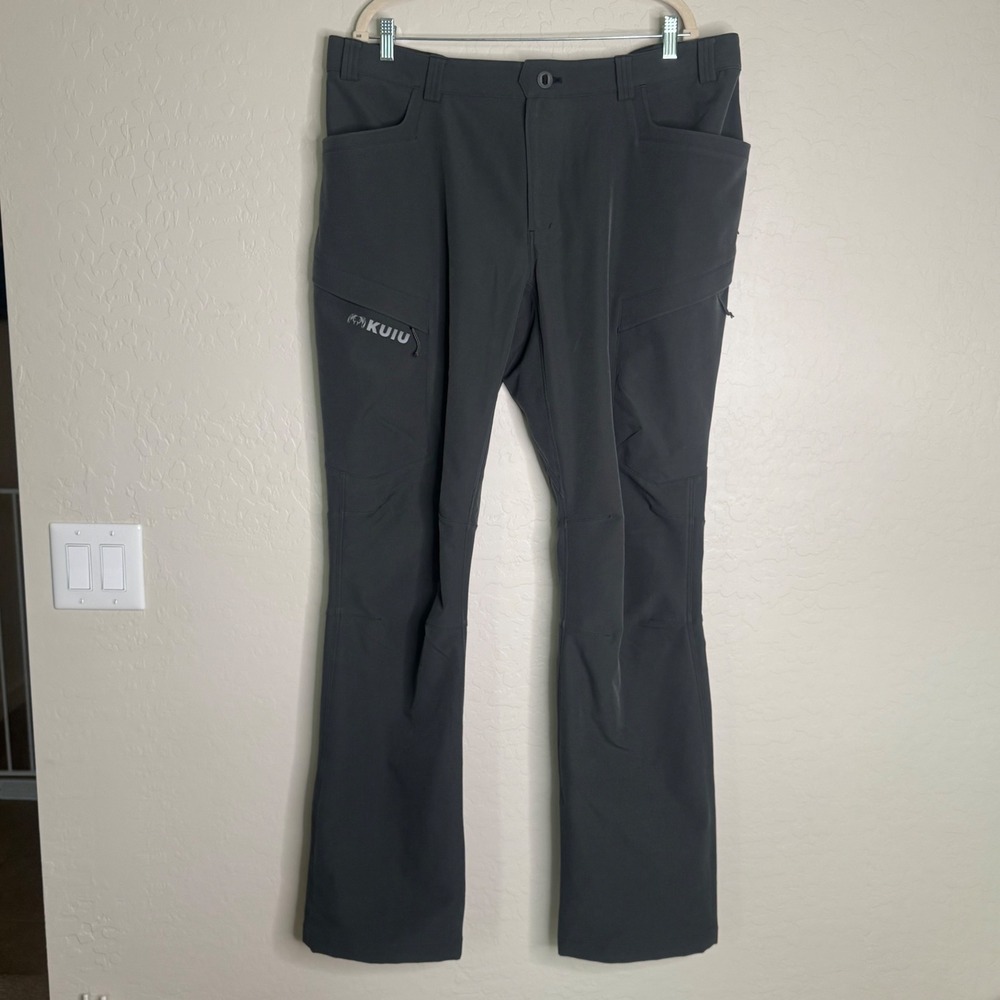 KUIU Mens Attack Pants 42T Gray Technical Hunting Gorpcore Stretch Mountain